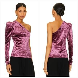 Steve Madden Mirabelle Top in Plum Small